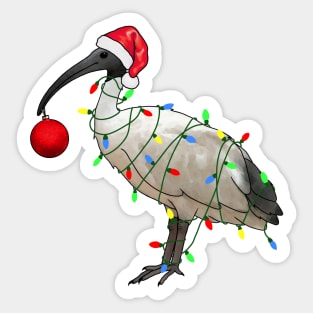 Ridiculously Festive Bin Chicken Sticker